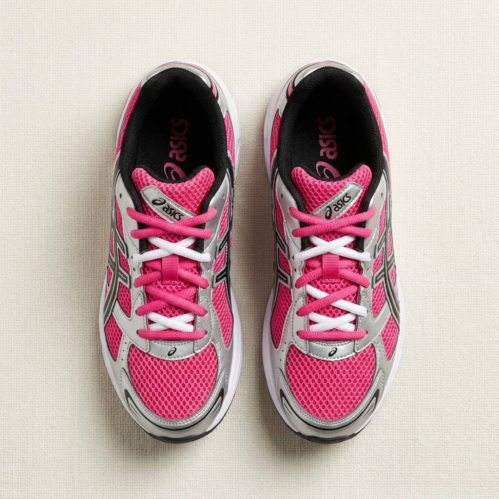 Asics Gel-1130 — Rose vif / Argent vue 3