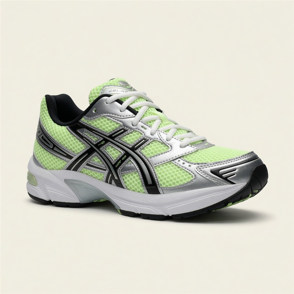 Asics Gel-1130 — Vert Lime / Argent / Noir