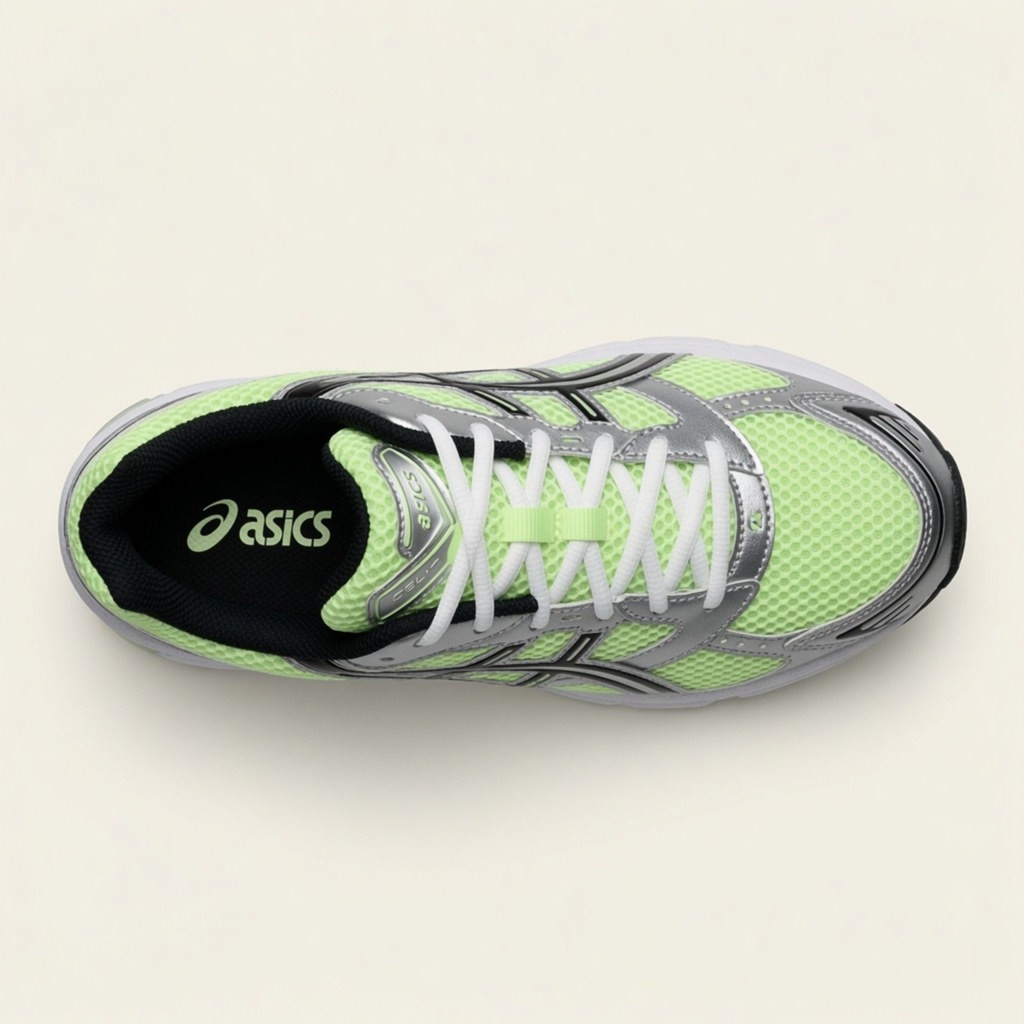 Asics Gel-1130 — Vert Lime / Argent / Noir vue 4