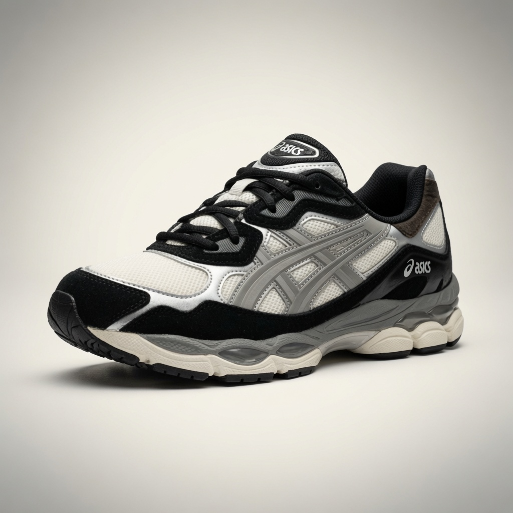 Asics Gel-Kayano — Blanc / Noir / Gris