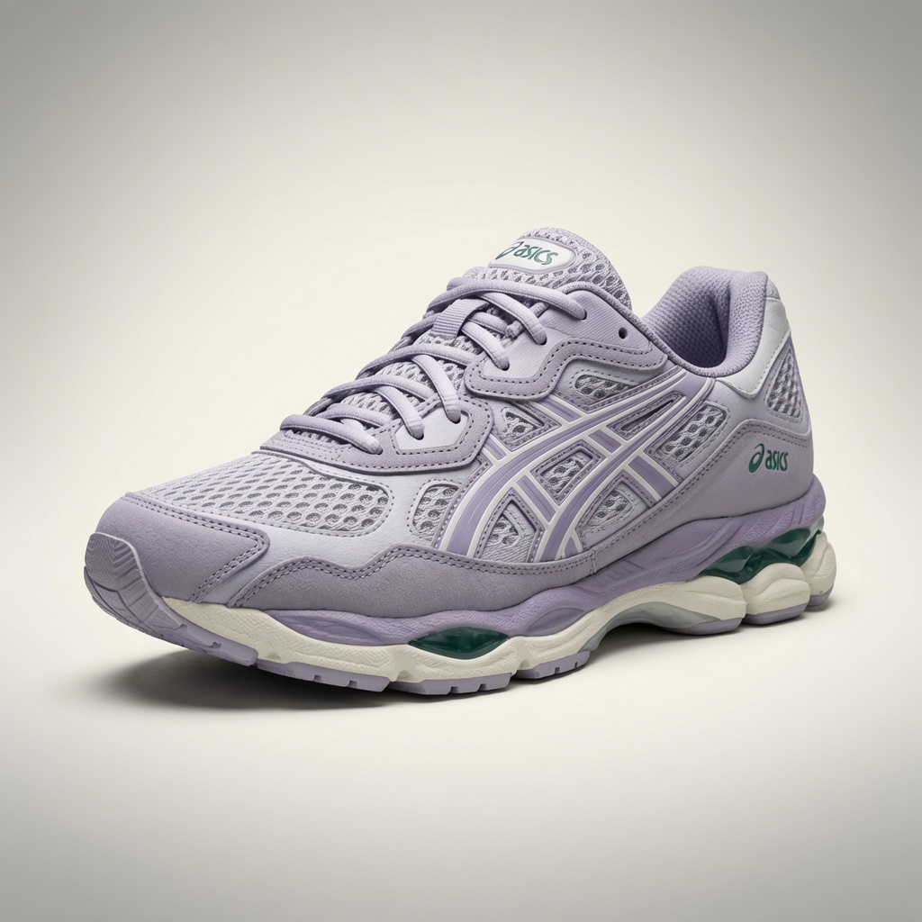 Asics Gel-Kayano — Lavande / Violet / Vert