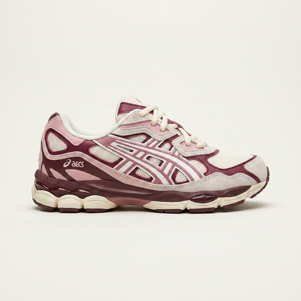 Asics Gel-NYC — Bordeaux / Crème