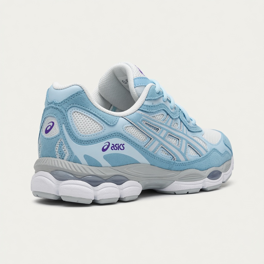 Asics Gel-NYC — Bleu ciel vue 4