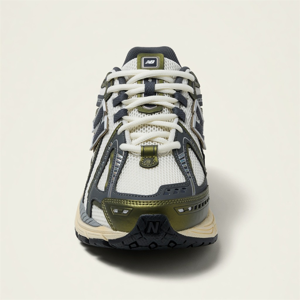 New Balance 1906R — Blanc / Vert / Gris vue 3