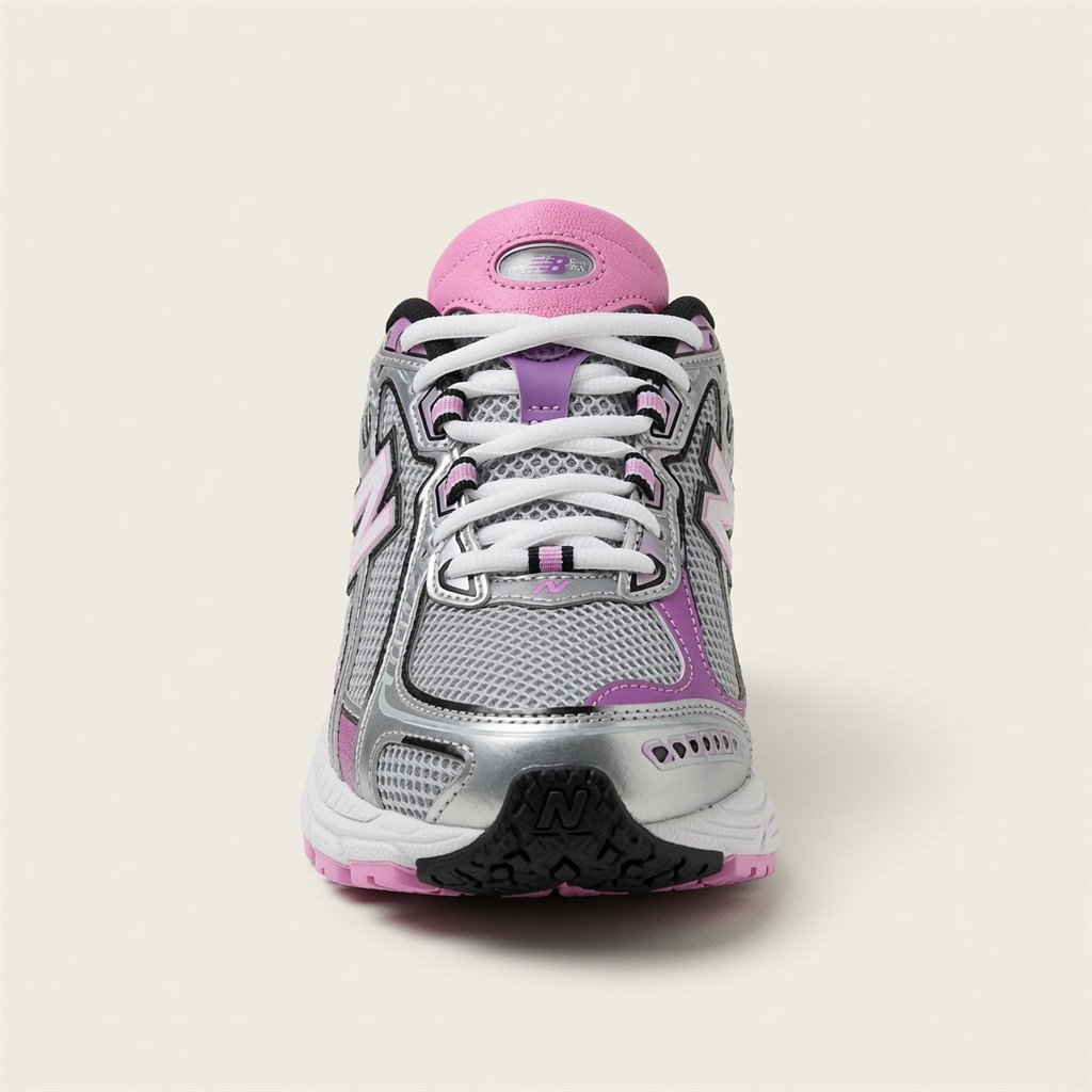 New Balance 740 — Gris / Rose / Argent vue 4