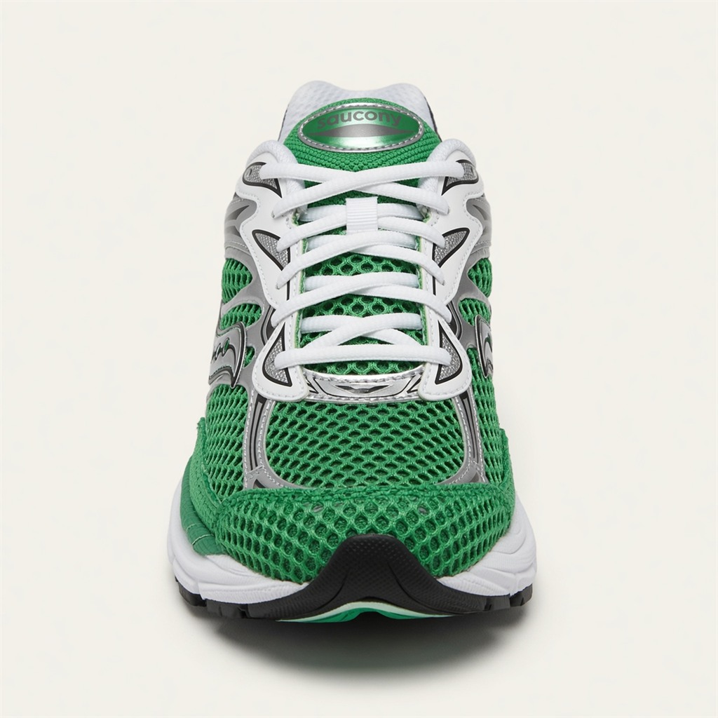 Saucony ProGrid Omni 9 — Vert / Blanc / Noir vue 4
