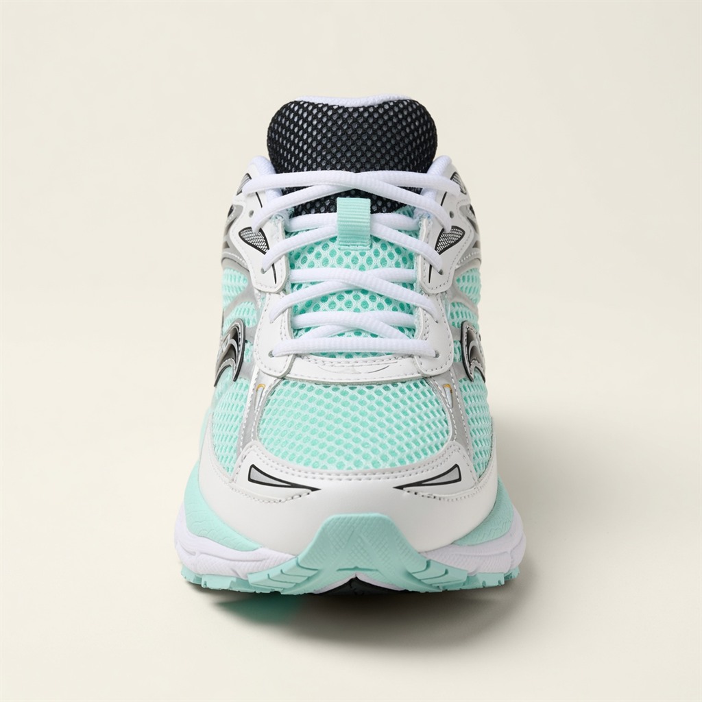 Saucony ProGrid Omni 9 — Vert Menthe / Argent / Blanc vue 5